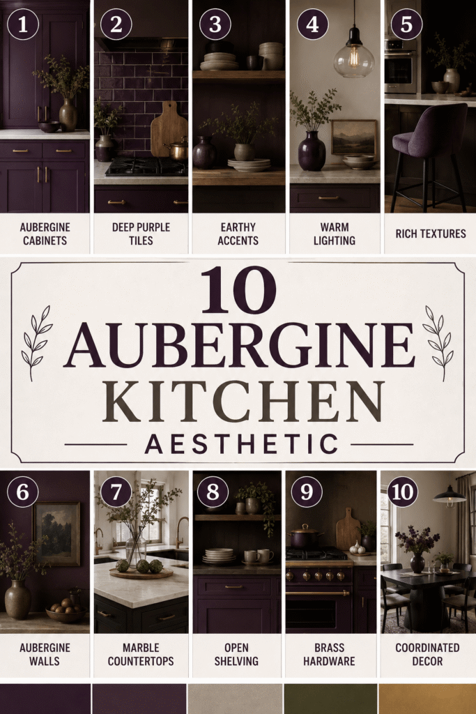 Aubergine Kitchen Aesthetic Ideas