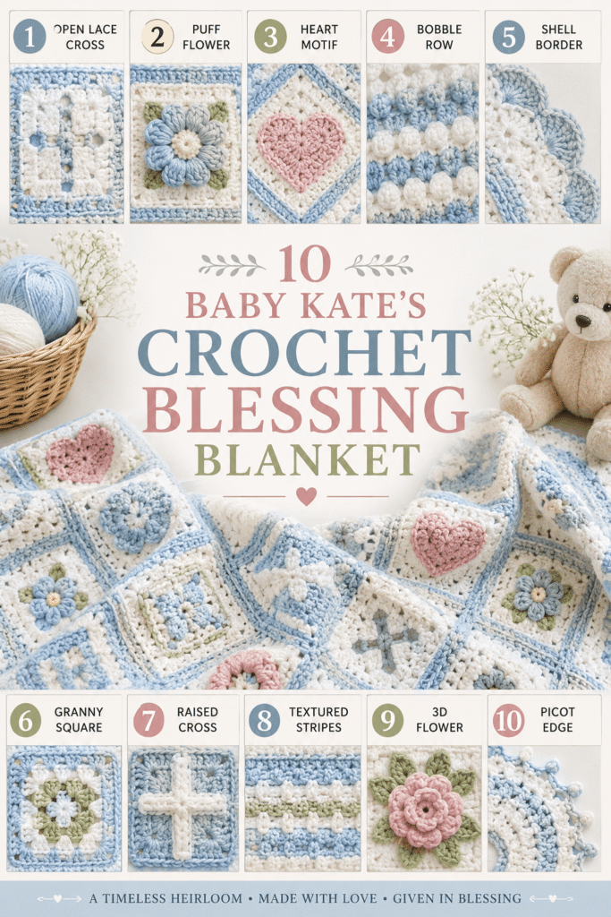 Baby Kate’s Crochet Blessing Blanket