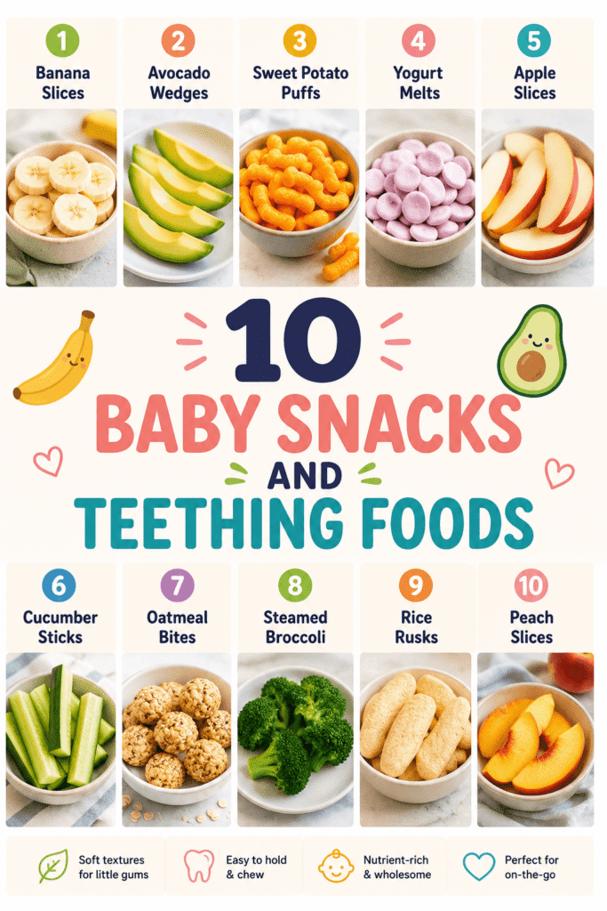 Baby Snacks and Teething Foods