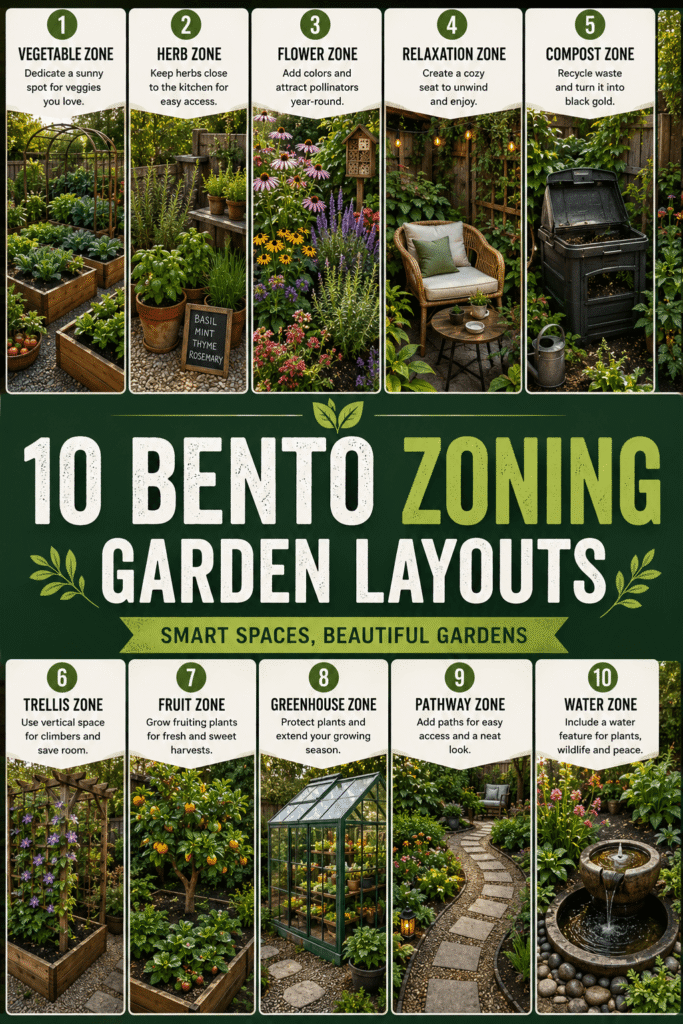 Bento Zoning Garden Layouts
