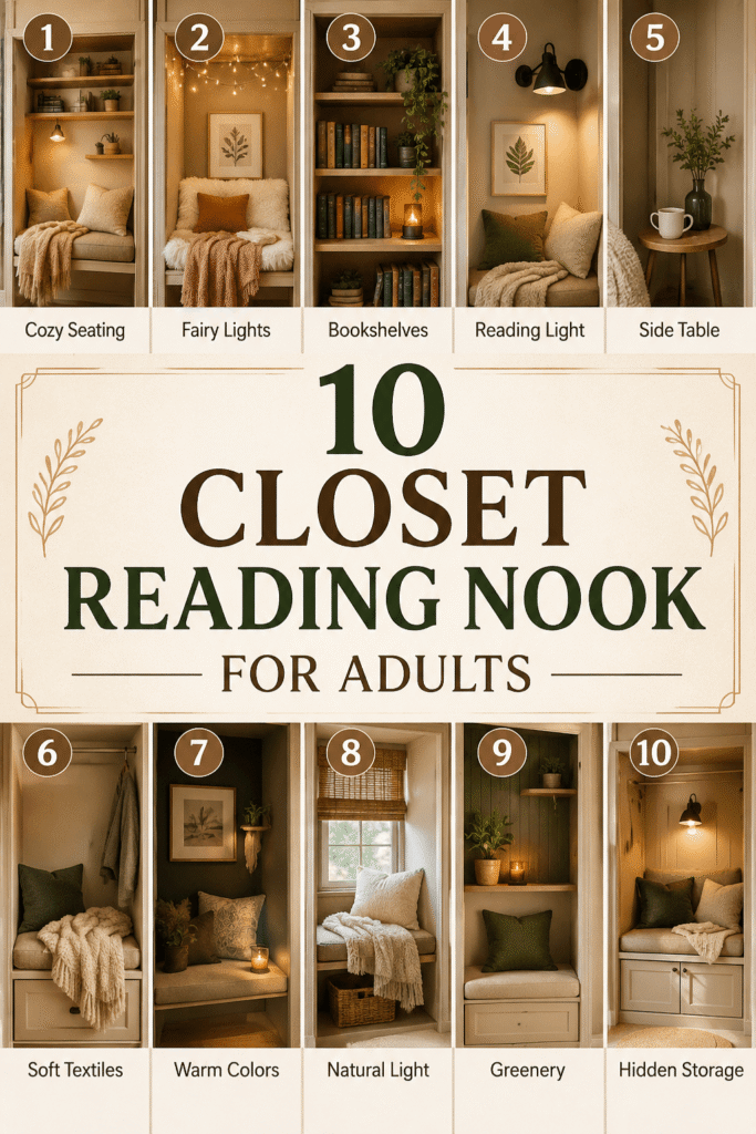 Closet Reading Nook for Adults