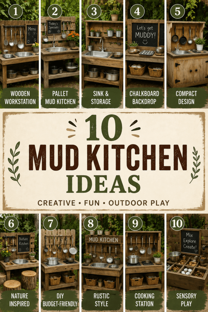 Easy Mud Kitchen Ideas for a Fun Backyard Play Space