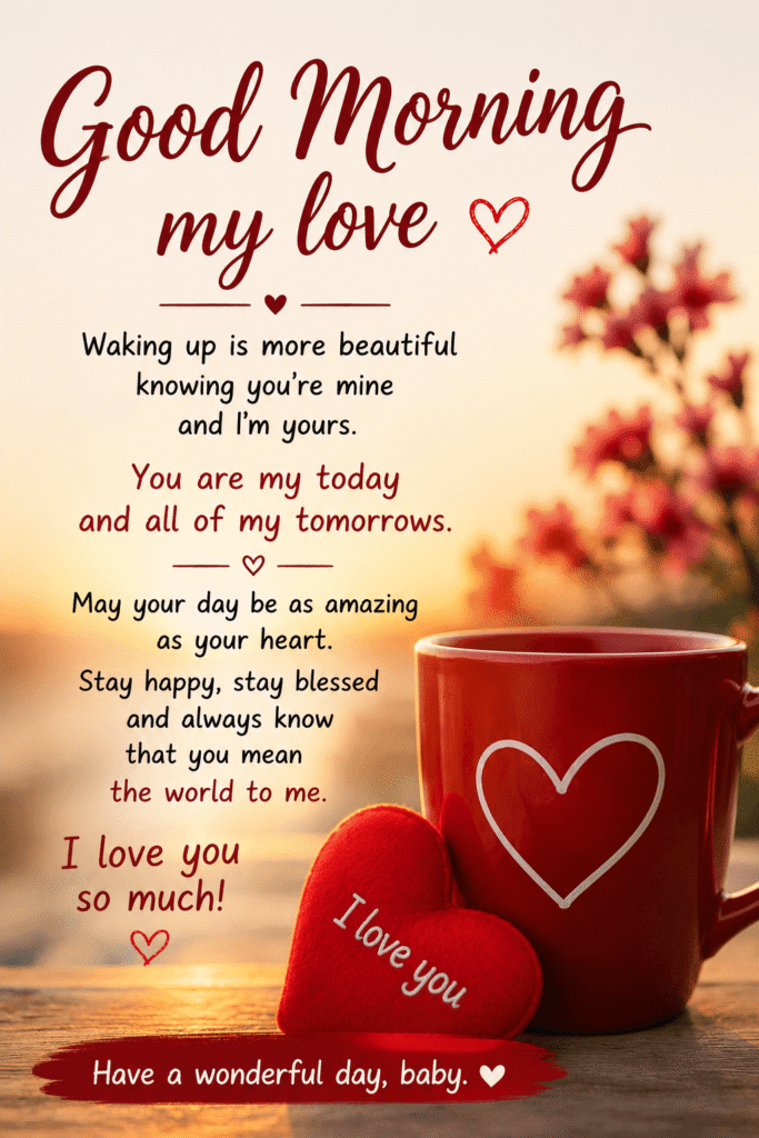 Good Morning Message to My Love