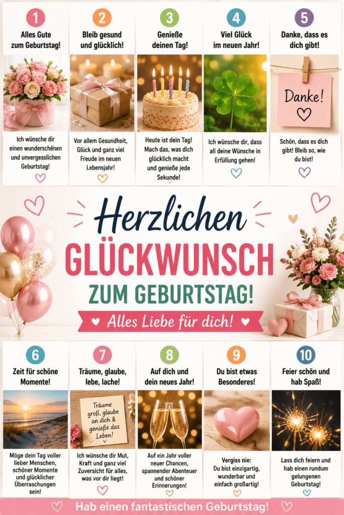 Herzlichen Glückwunsch zum Geburtstag