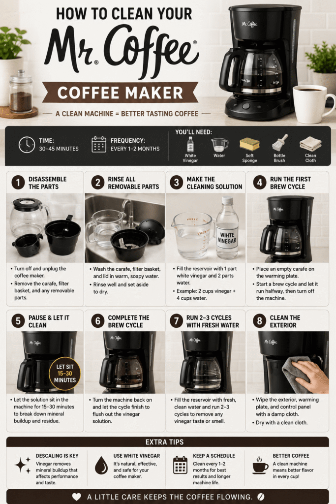 How to Clean Mr. Coffee Coffee Machine