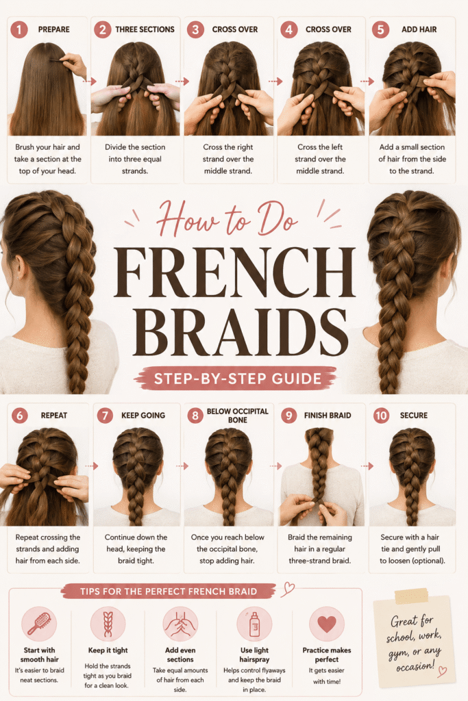 How to Do French Braids