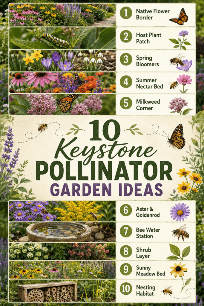Keystone Pollinator Garden Ideas