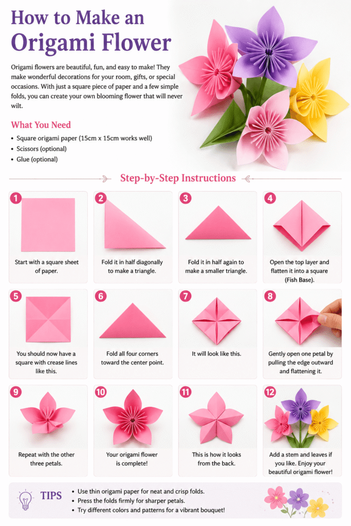 Origami Flower Ideas