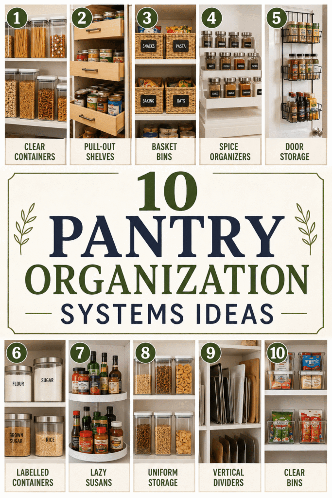 Pantry Organization Systems Ideas