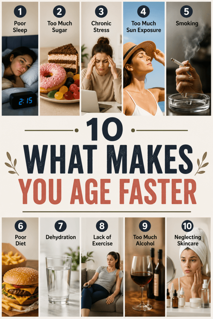 10 Everyday Habits That Make You Age Faster