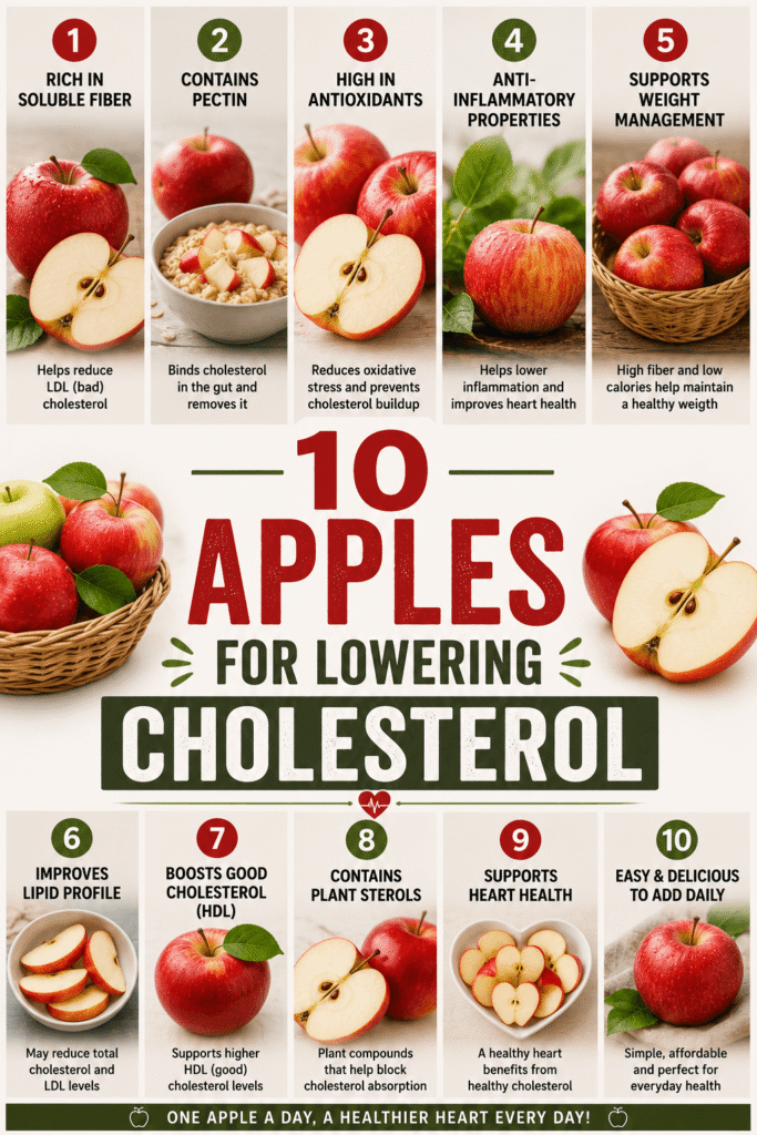 Apples for Lowering Cholesterol