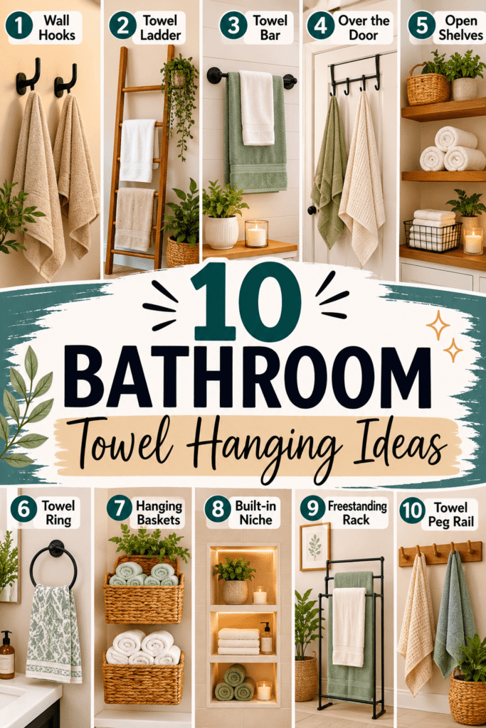 Bathroom Towel Hanging Ideas
