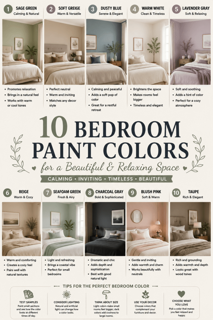 Best Bedroom Paint Colors for a Cozy and Stylish Space